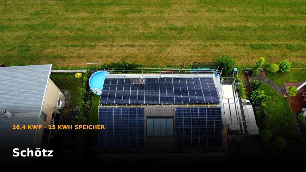 PV-Anlage 26.4 kWp inkl. Batteriespeicher in Schötz