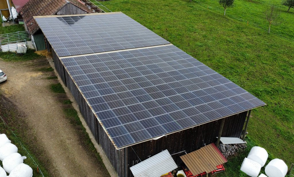 PV-Anlage 68.5 kWp auf Landwirtschaftsbetrieb in Schötz